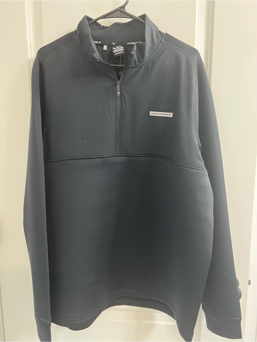 Under Armour 1/4 Zip Pullover Black Mens XL